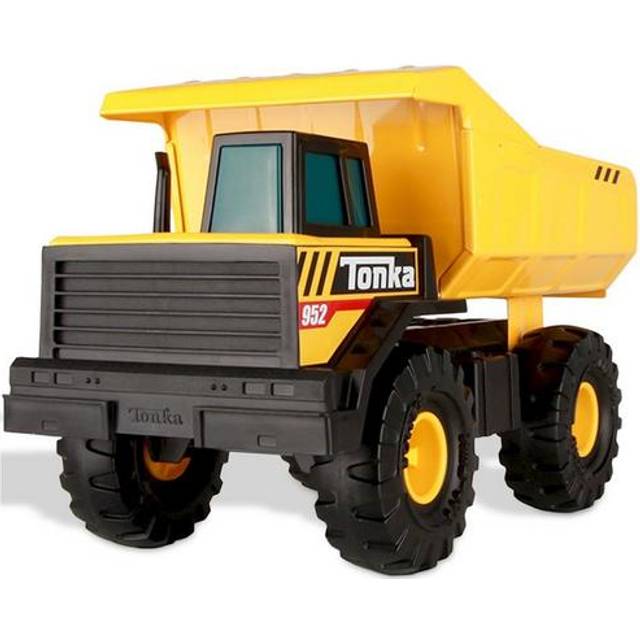 Tonka Steel Classic Mighty Dump Truck, Dumper Truck Toy for Children, Kids Construction Toys for Boys and Girls, Vehicle Toys for Creative Play, Toy Trucks for Children Aged 3 +