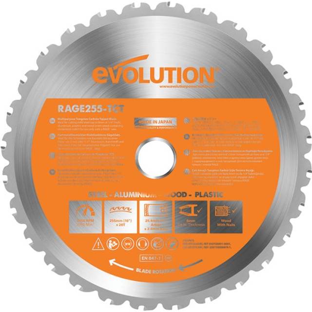 Evolution Rage 255mm Multi-Material Blade
