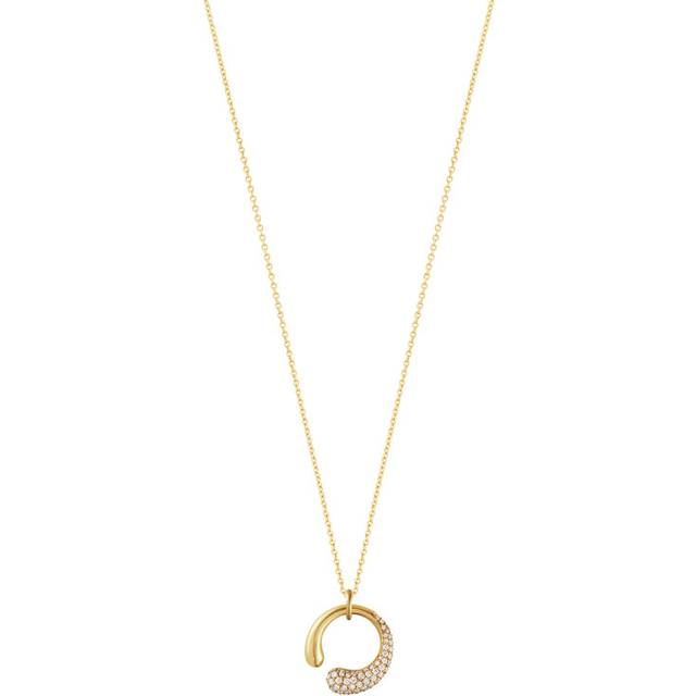 Georg Jensen Mercy vedhæng i guld med brillanter