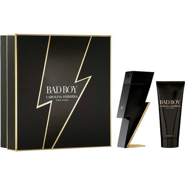 Carolina Herrera Bad Boy Gift Set 100ml Eau De Toilette + 100ml Shower Gel