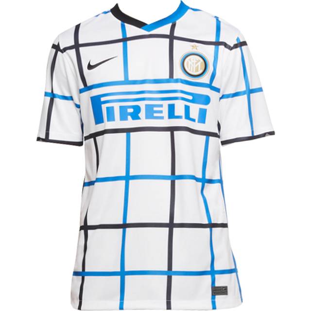 '20-'21 Inter Milan Away Nike Football Shirt Men's White Polyester