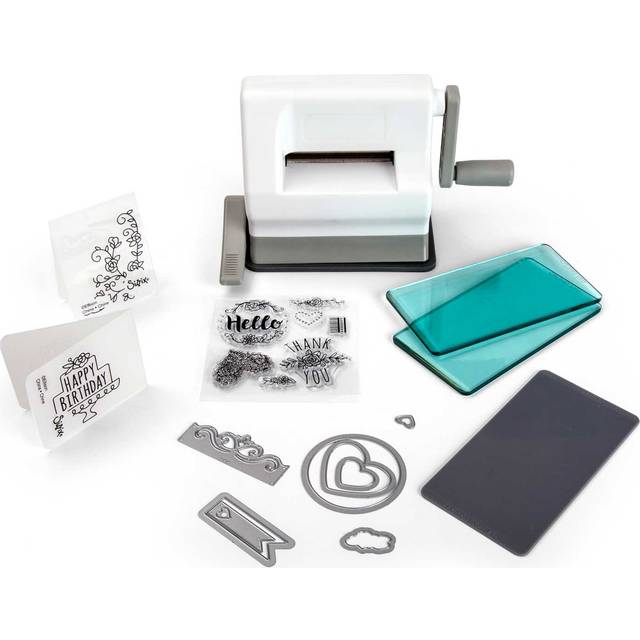 Sizzix Sidekick Starter Kit-White & Gray