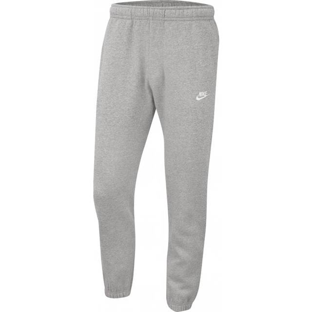 Nike Sportswear Club Fleece Men's Pants - Dark Grey Heather/Matte Silver/White