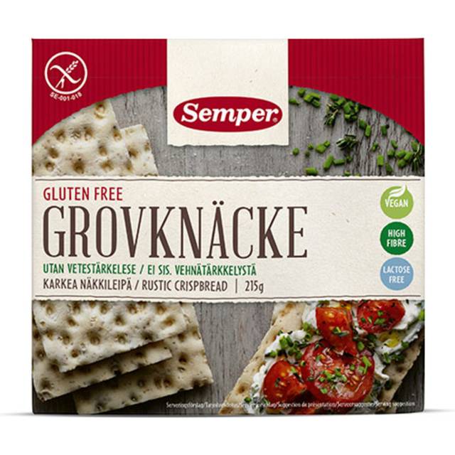 Semper Grovknäcke glutenfritt laktosfritt 215 g