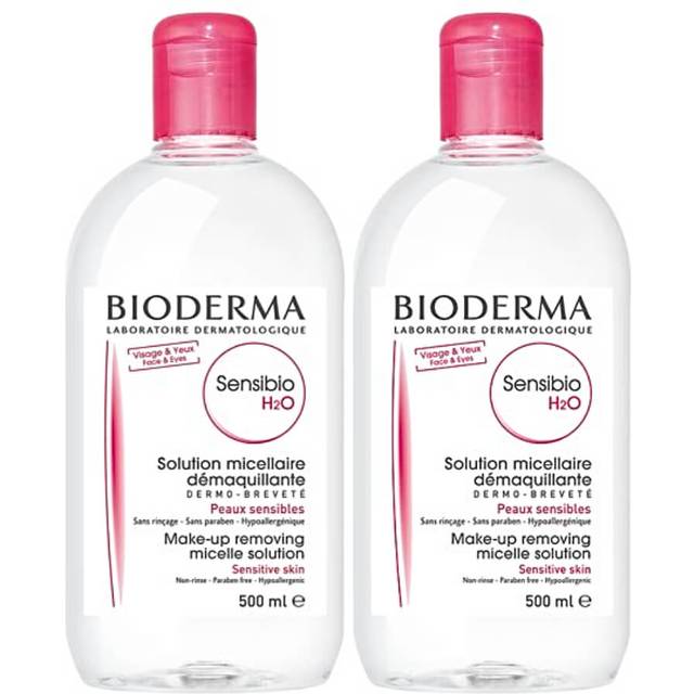 Bioderma Sensibio H2O Make Up Removing Micelle Solution 2x500ml