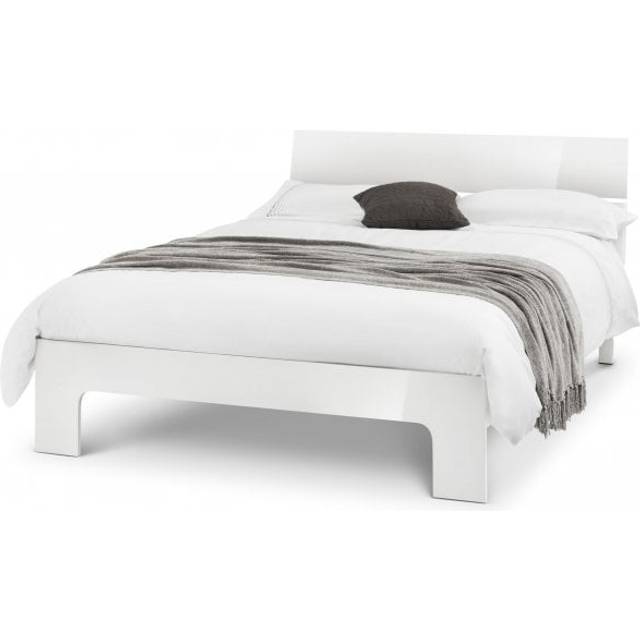 Julian Bowen Manhattan Double White MDF Bed Frame