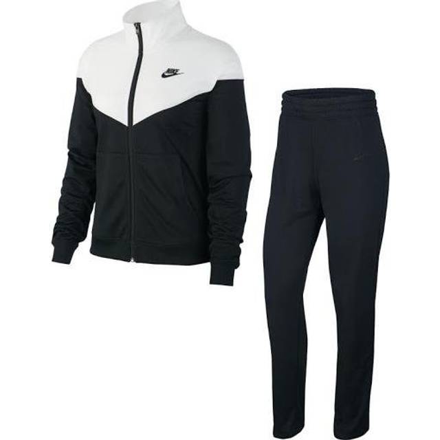 Nike, Training Sets, female, Black, XS, Sportswear Track Suit Black/White