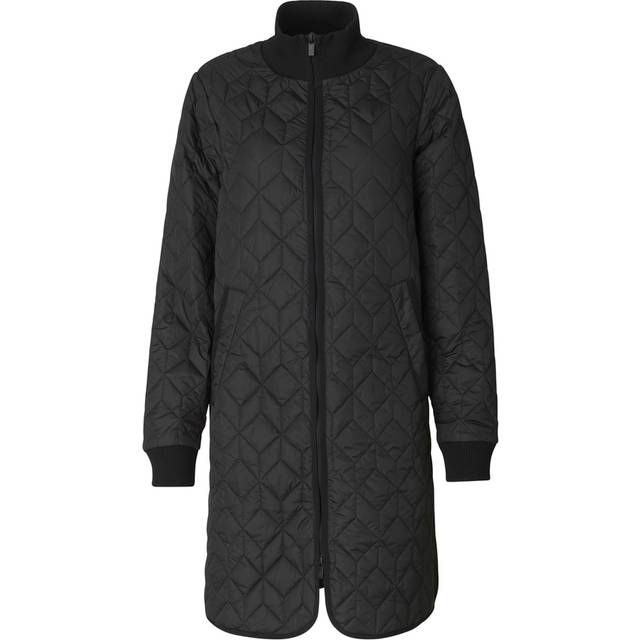 Ilse Jacobsen - Kappa 10 Art06 Padded Quilt Coat - Svart