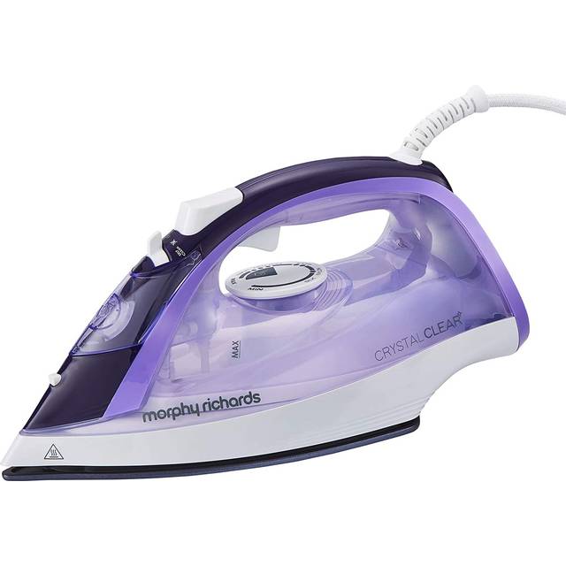 Crystal Clear Steam Iron - Purple (1.2kg)