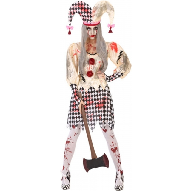 Costume for Adults Bloody harlequin (2 Pcs)