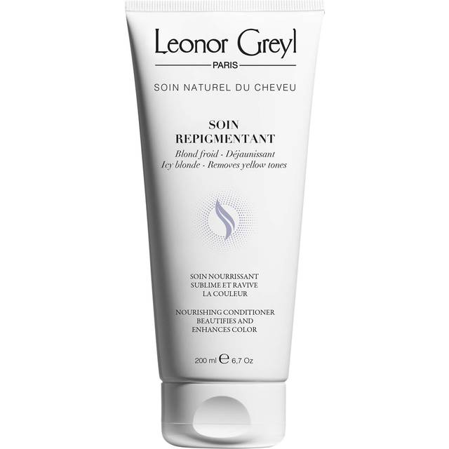 Leonor Greyl Paris - Soin Repigmentant Icy Blonde - Color-Enhancing Hydrating Conditioner - Revives Blonde to Very Light Blonde - (6.7 Oz)