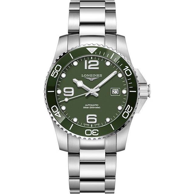 Longines hydroconquest automatic diver's l3.781.4.06.6 300m men's watch