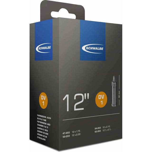 Inner tube valve dunlop Schwalbe 12 1/2x2 1/4 - Noir