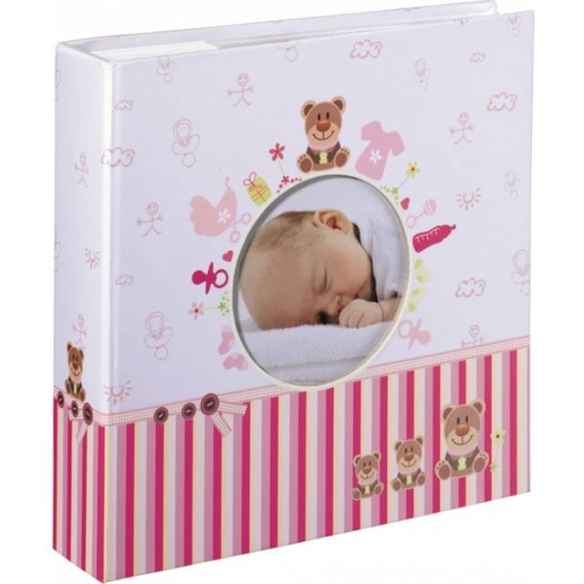 Baby GIRL Pink Photo Album for 200 photos with a size of 10x15cm / 4x6”