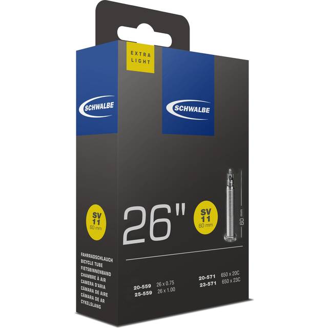 Schwalbe Light Cykelslang 26" 0.75 - 1.00, 60mm Racerventil (SV11)