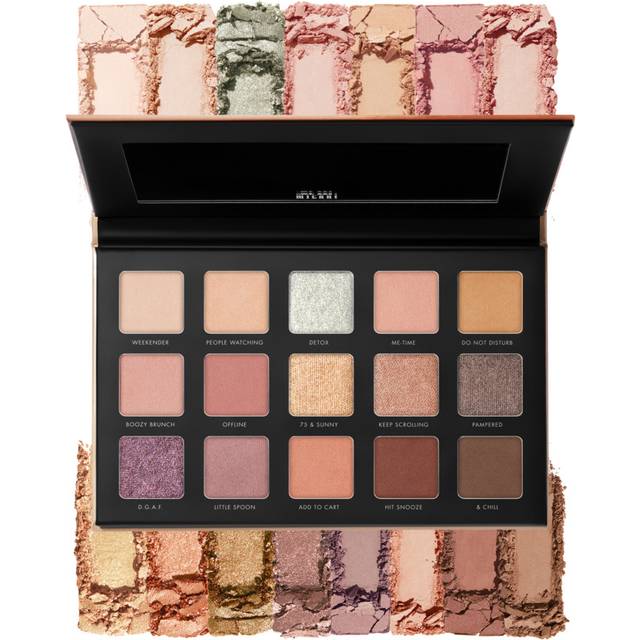 Milani Gilded Nude Hyper Pigmented Eyeshadow Palette - 15 Natural Looking Makeup Eyeshadow Colors for Your Everyday Look