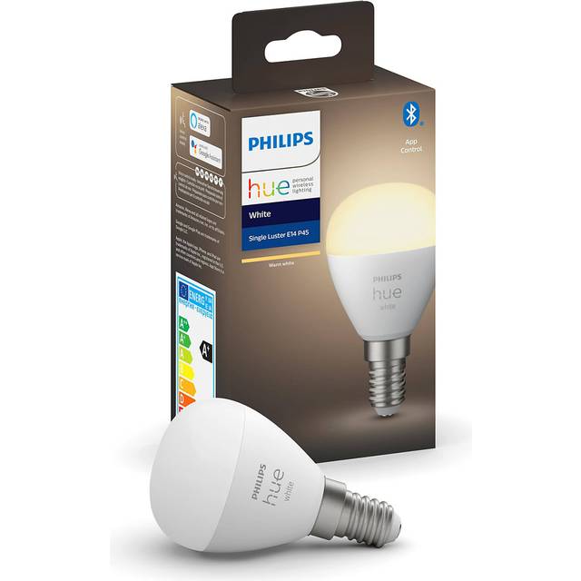 Philips Hue Luster Smart LED-lampa E14 470 lm 1-pack