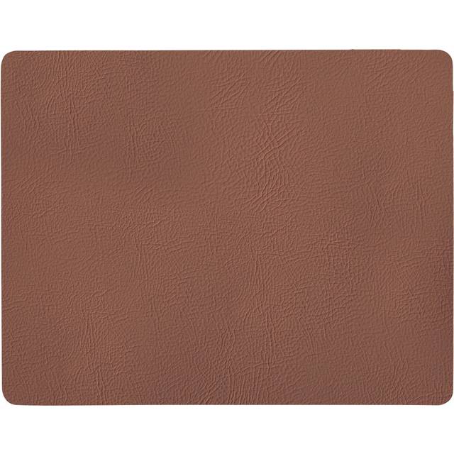 Aida - Quadro - dækkeserviet genbrugslæder cognac 1 stk