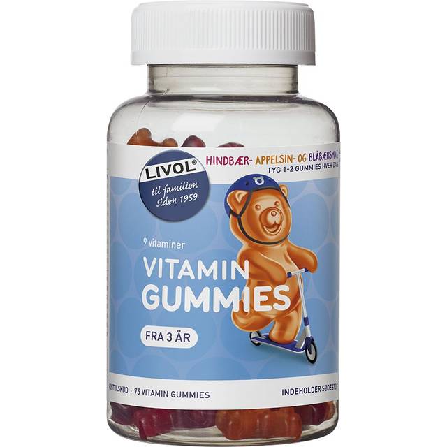 Livol Vitamin Gummies, Frukt - 75 st