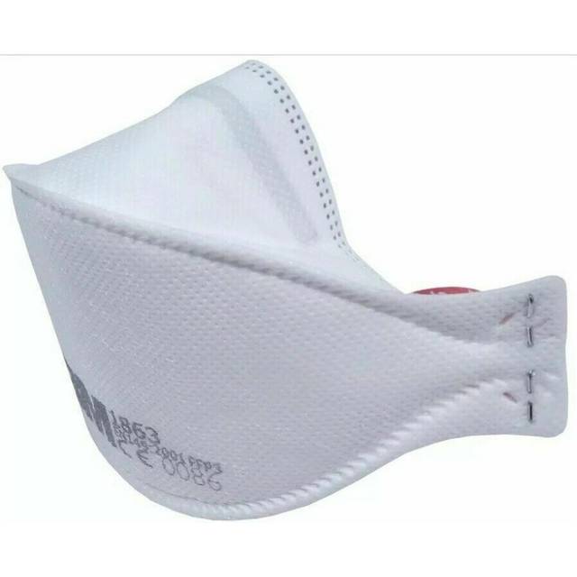 3M FFP3 Highest Protection Unvalved Healthcare Face Mask Respirator