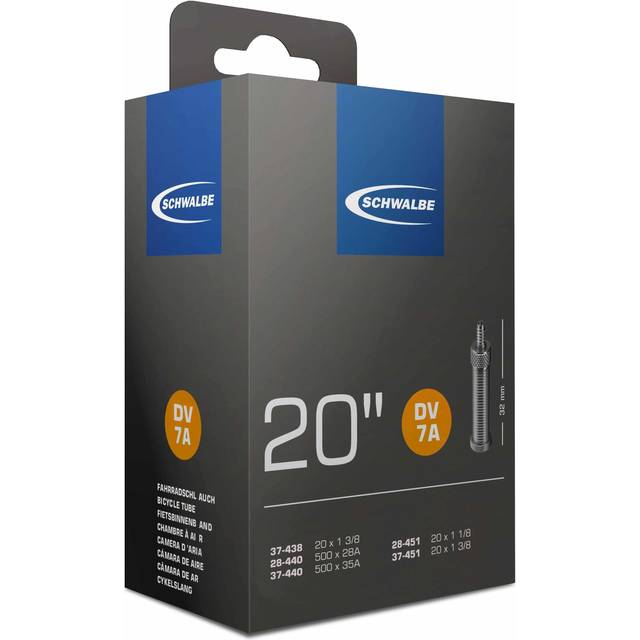 Schwalbe DV7A - 20 x 1-3/8" Inner Tube with Dunlop Woods 32mm Val