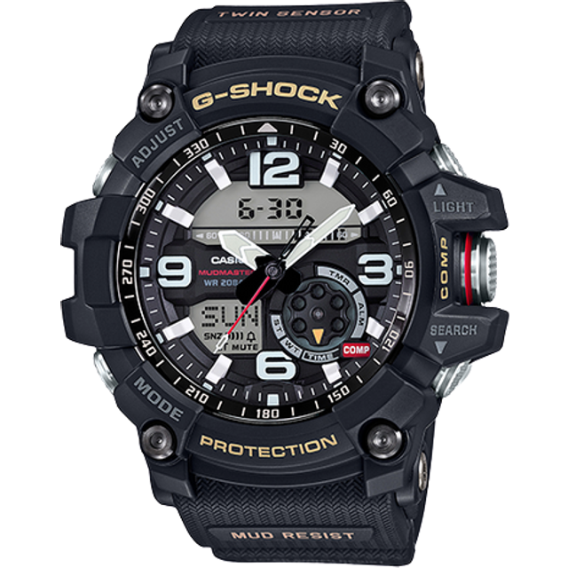 Refurbished Casio G-Shock MUDMASTER Analog Digital Twin Sensor GG-1000-1A Men&#39;s Watch