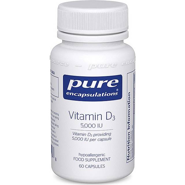 Pure Encapsulations Vitamin D3 5000 IU - size 60 caps | Healf - Multicolor