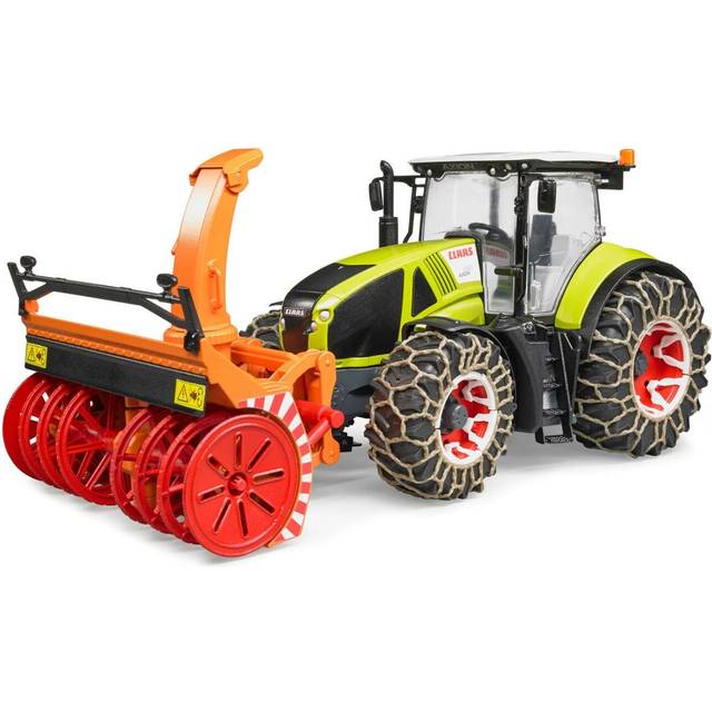 Bruder Claas Traktor Axion 950 med Snekæder og Snefræser 03017