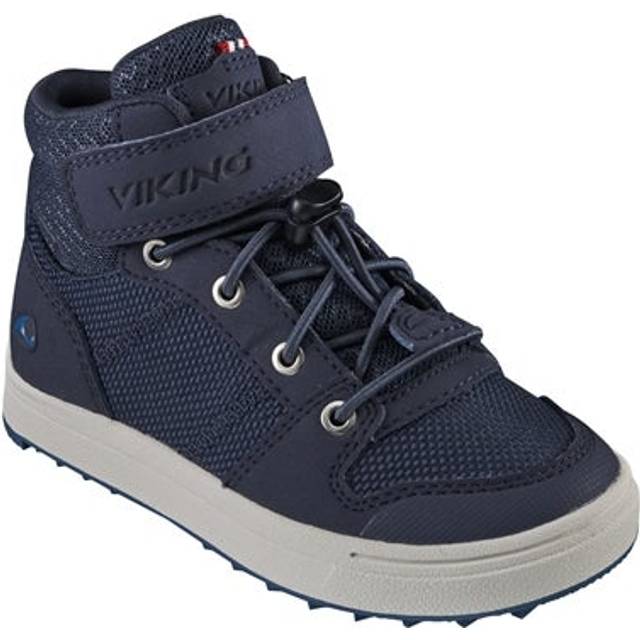 Viking Unisex barn Jakob Mid Gore-tex sneakers, marinblå, 20 EU