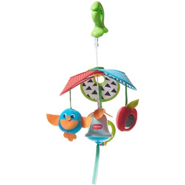Tiny Love Pack & Go Mini Mobile, kompakt spädbarnsmobil lämplig från födseln, 0 månader+, Meadow Days