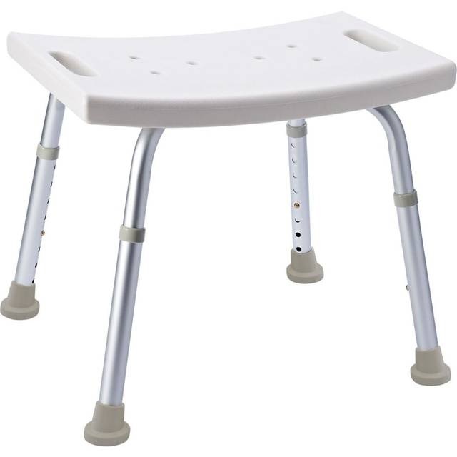 VidaXL RIDDER Bathroom Stool White 150 kg A00601101, White