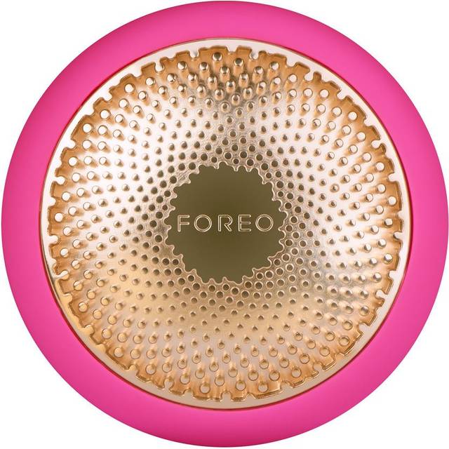 Foreo Ufo 2 Led ansiktsmask, röd ljusterapi och komplett spektrum, skönhet ansiktsmask, varm behandling, kyla, ansiktsmassage, fuktgivande, överlägsen absorption hudvård, fuchsia