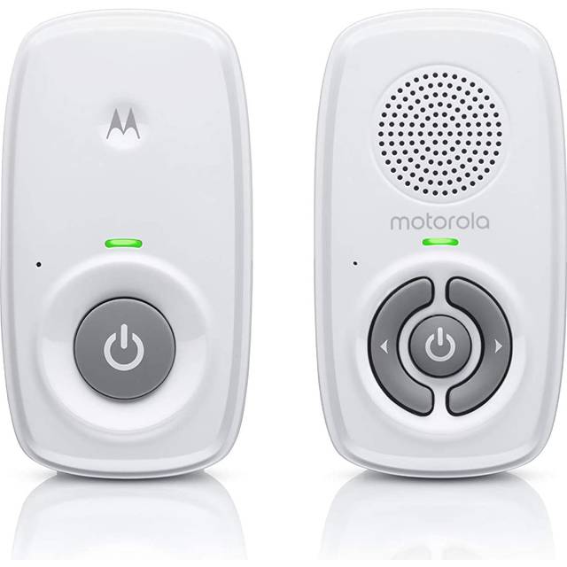 Motorola Baby AM21/MBP21Babyvakt ljud - Digital babyvakt med DECT-teknologi för ljudövervakning - 300 meters räckvidd - Väldigt känslig mikrofon - Vit
