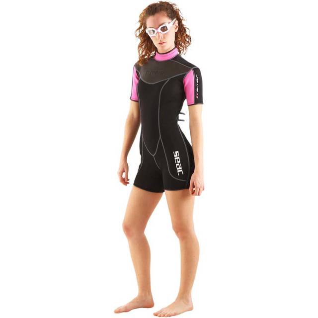 Seac Sense Shorts, kort våtdräkt för kvinnor för snorkling och undervattensbruk, 2,5 mm superelastisk neopren