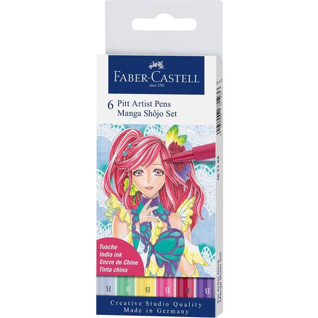 drawing pens Pitt Artist B 6 pcs
