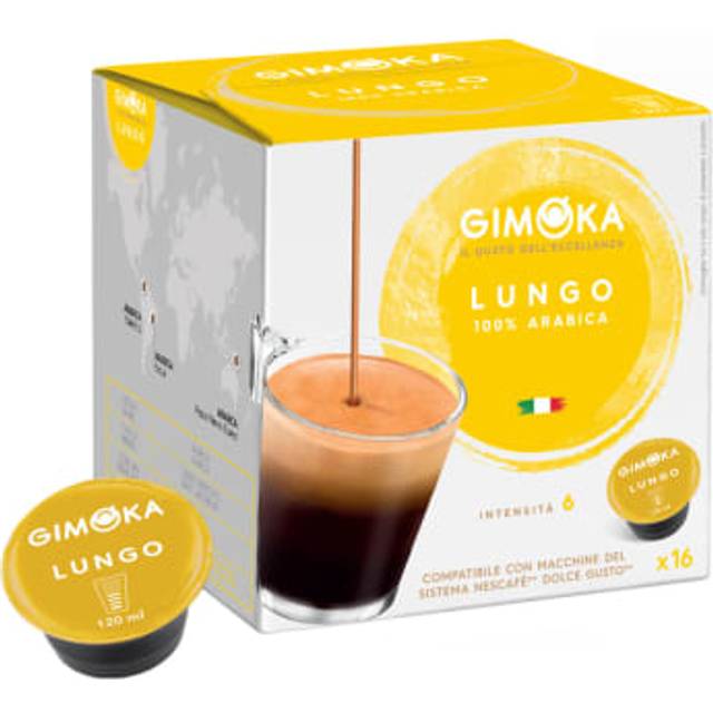 Lungo - Gimoka - 16 kapslar till Dolce Gusto