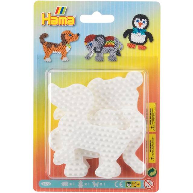 Pärlplattor midi 3p Hund m.fl.