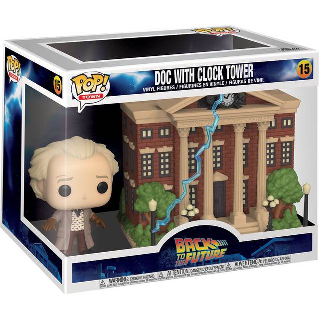 Back To The Future - Doc w/ Clock Tower POP! Deluxe - Funko Pop - multicolored - Onesize - 100% PVC
