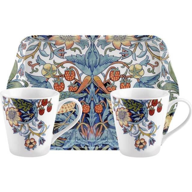 SET KAFFEMUGGAR William Morris 3 delar