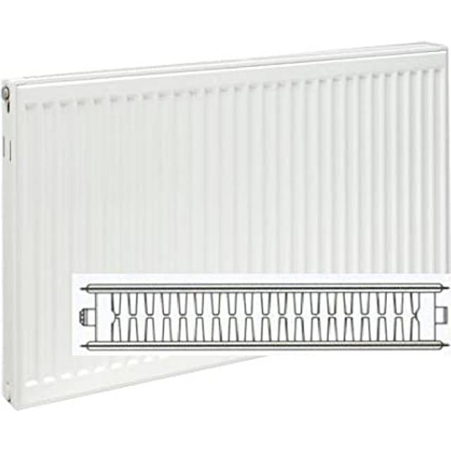 Prorad Double Panel Double Convector Radiator - Type 22 - 300mm x 400mm, White