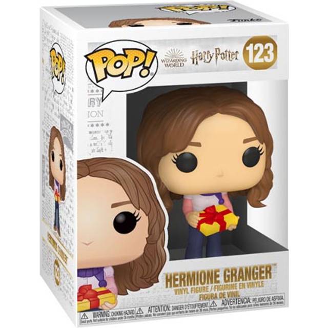 Holiday Hermione Granger POP! Harry Potter | Vinyl Figures - Brown&#47;Blue&#47;Yellow (One-Size)