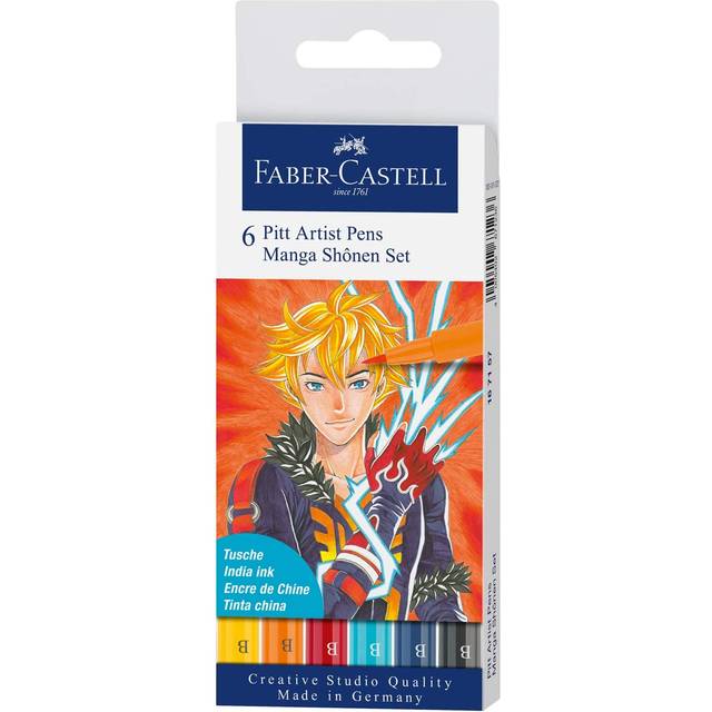 drawing pens Pitt Artist Pen B 6 pcs