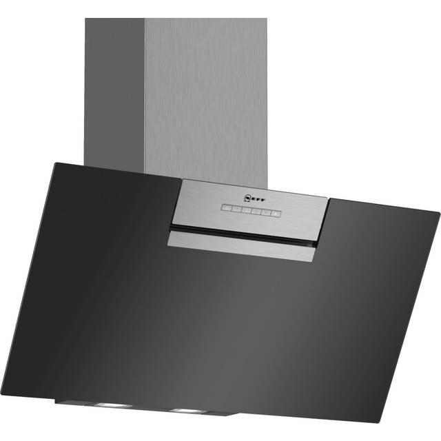 Neff D85IEE1S0B 80 cm angled chimney hood - Black