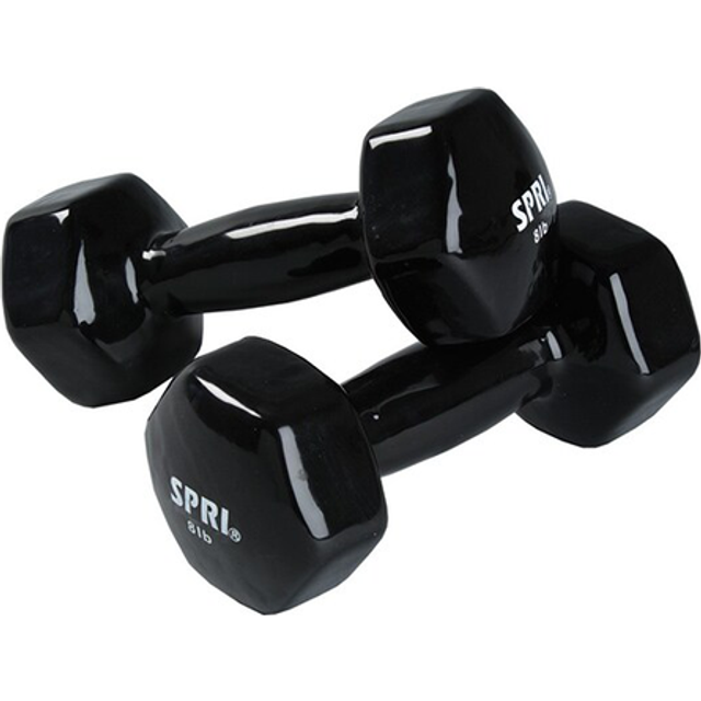 Spri Dumbbell Vinyl 3,6 kg Pair