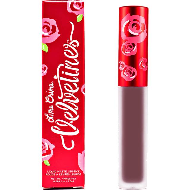 Lime Crime Velvetines Liquid Matte Lipstick  Teddy Bear - Lilac Brown - Long-Lasting Velvety Matte Lipstick - Won't Bleed or Transfer - Vegan