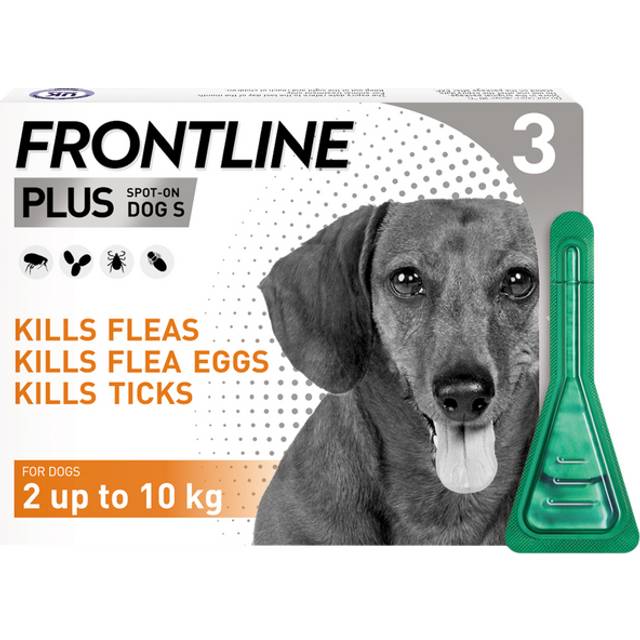 Frontline Plus Spot On Flea And Tick Treatment Small Dog (2-10Kg) 3 Pack