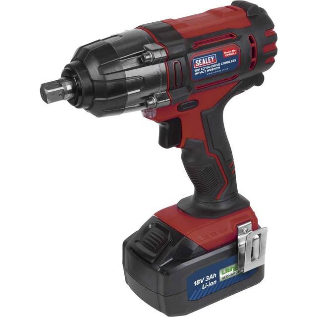 Cordless Impact Wrench 18V 3Ah Lithium-ion 1/2&quot;Sq Drive