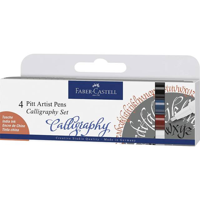 Faber Castell Drawing Pen Pitt Artist Set Caligraphy (4pcs) (FC-167504)