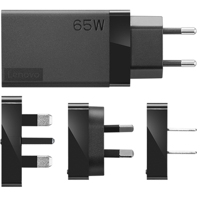 Lenovo 40AW0065WW Universal Mobile Indoor AC Device Charger - Black