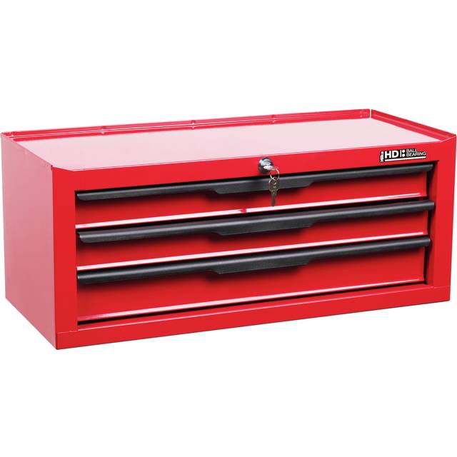 Hilka Heavy Duty 3 Drawer BBS Add On Tool Chest - Red